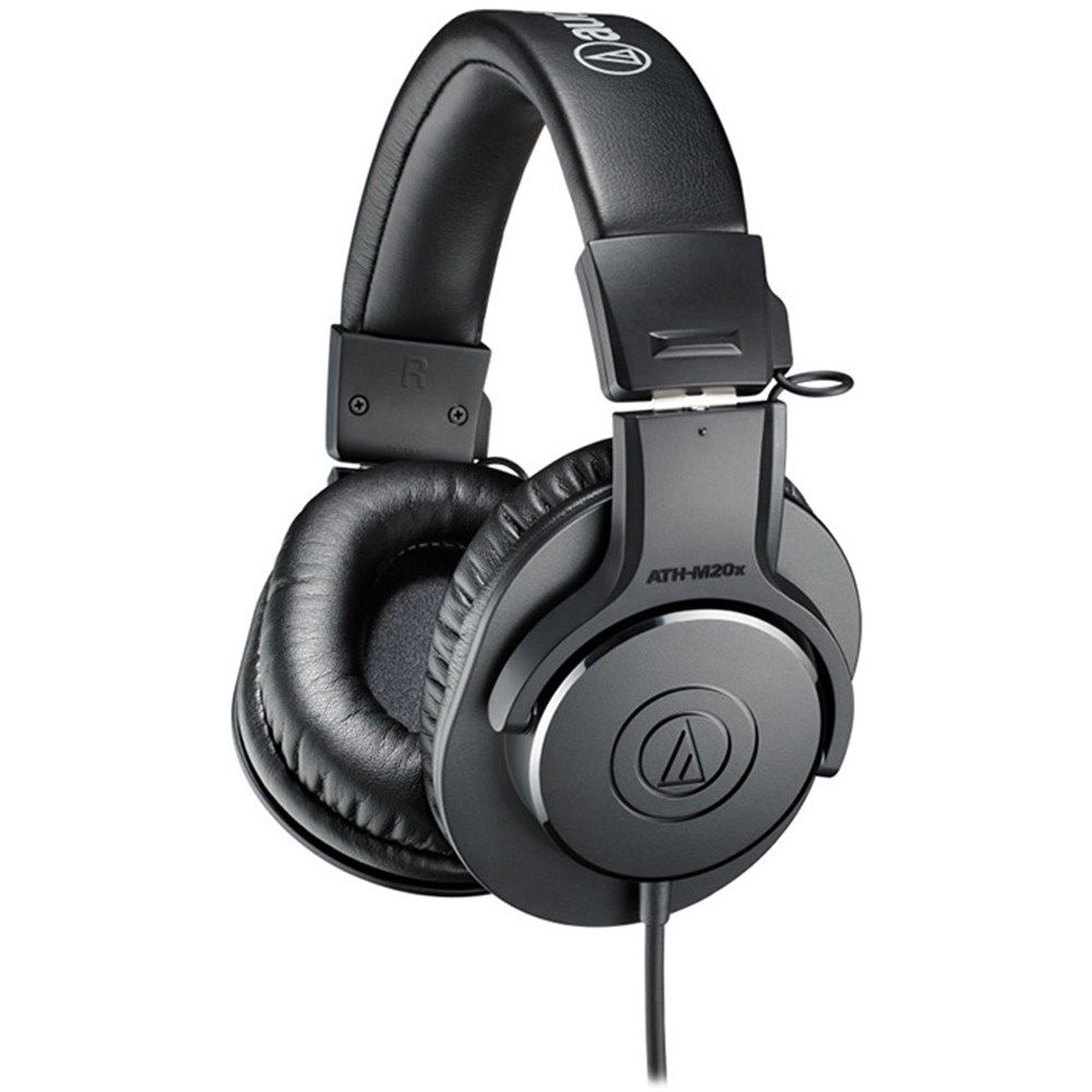 Audio Technica ATH M20x Monitoring Headphones - 3m Cable Version (Black) - Image 1