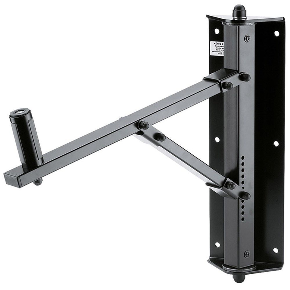 Konig Meyer 24120 Tiltable Speaker Wall Mount (Black) - Image 1