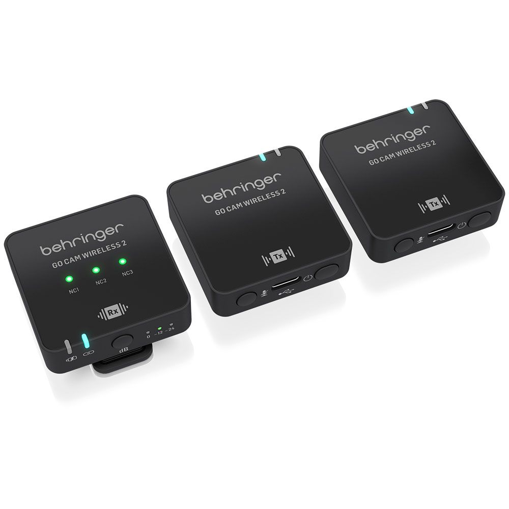 Behringer Go Cam Wireless 2 Dual Digital Clip-On Wireless Mircrophone - Image 1