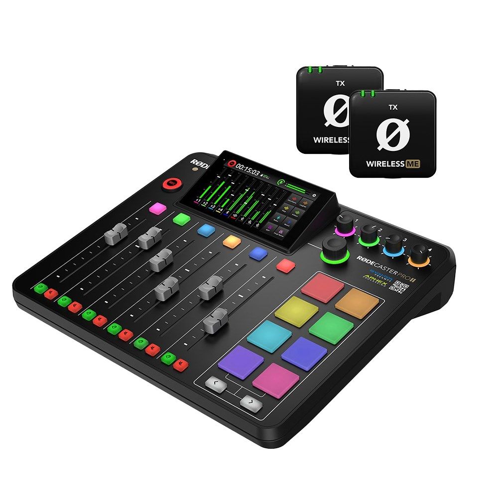 Rode RodeCaster Pro II Pack w/ 2 x Wireless ME TX Transmitter Units - Image 1
