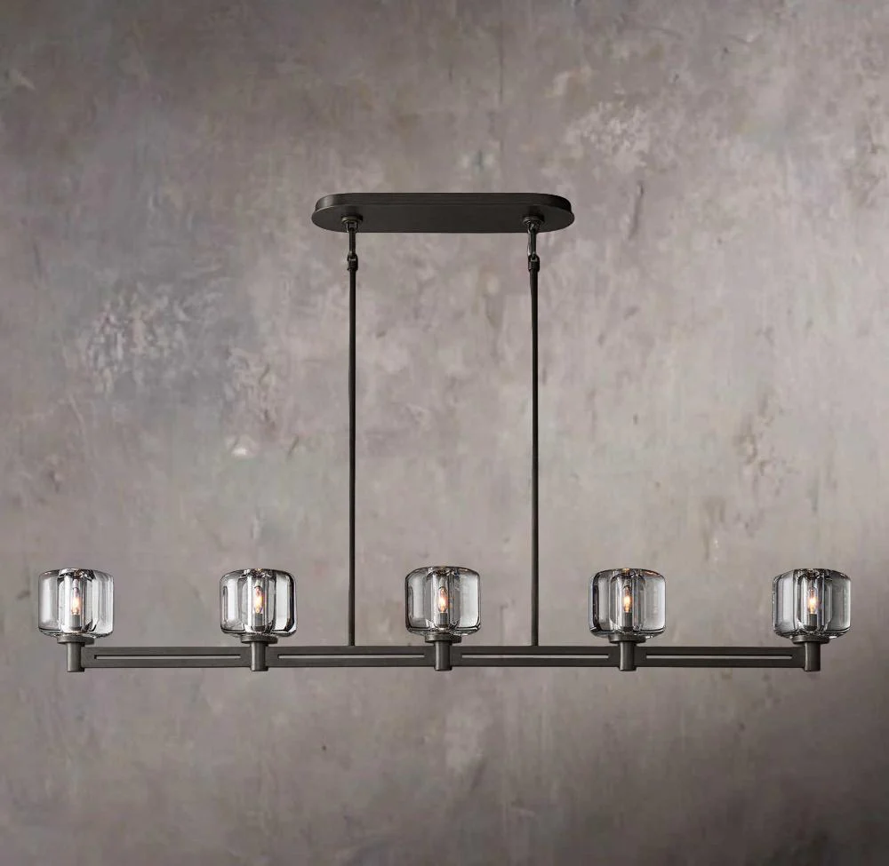 Demaret 54" Linear Ceiling Chandelier - Image 3