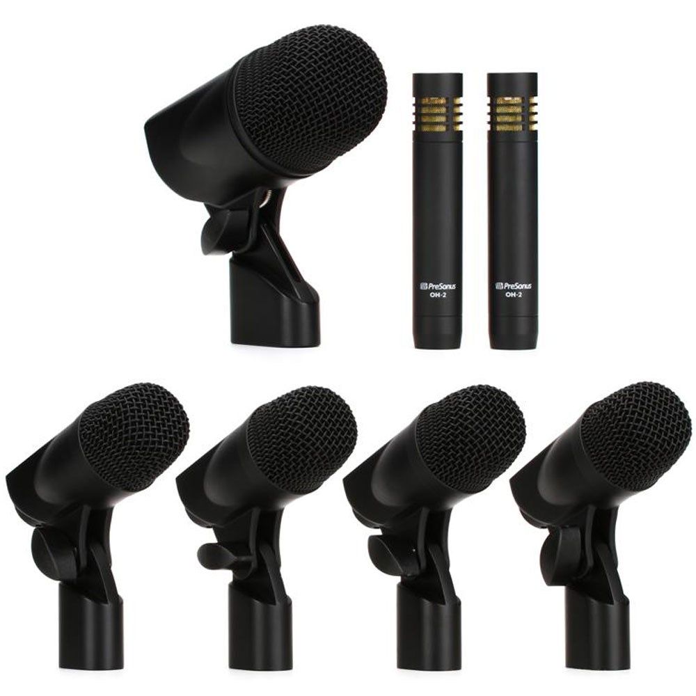 Presonus DM7 Complete Drum Microphone Set for Recording & Live Sound - Image 1