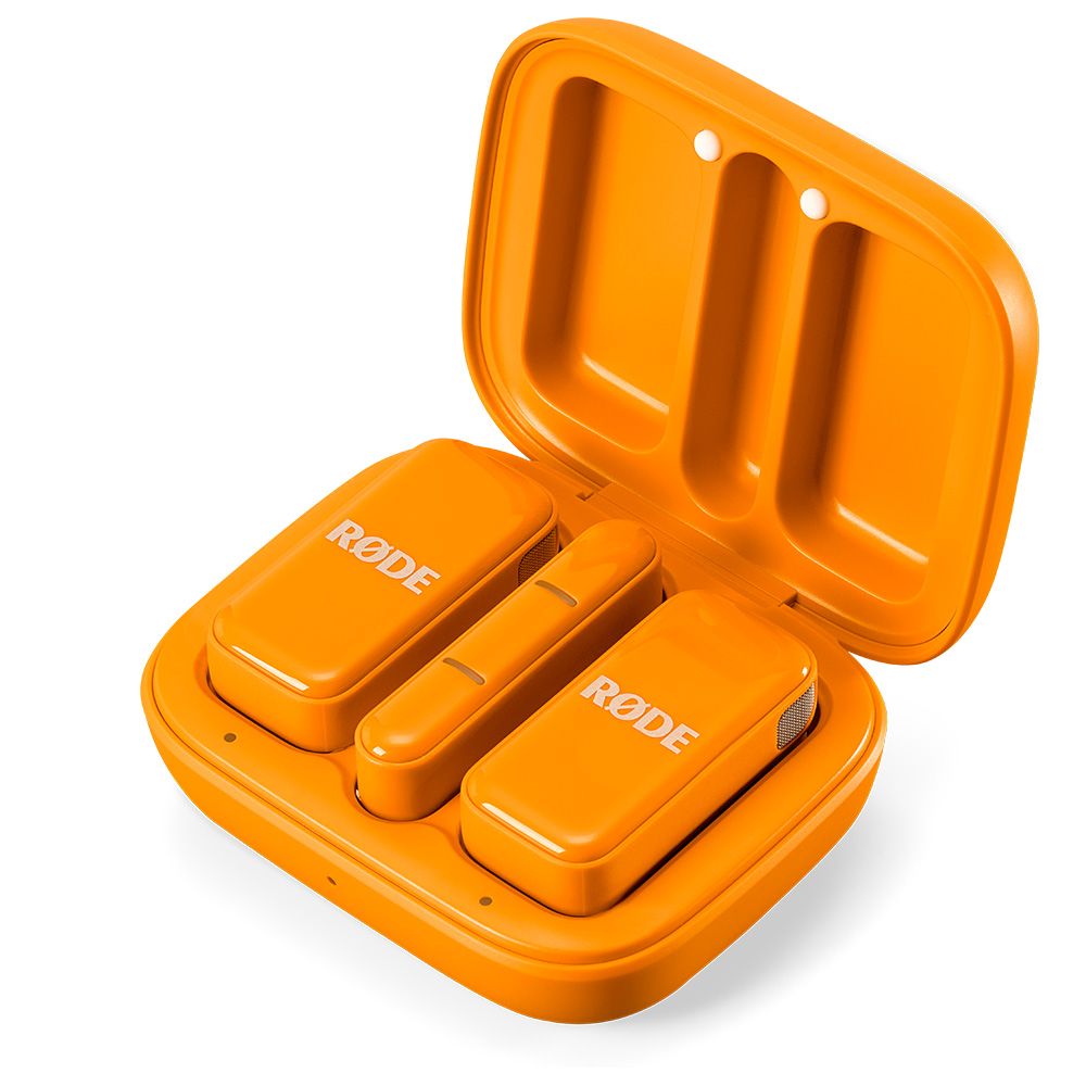 Rode Wireless Micro Ultra-Compact Wireless Microphone for USB-3 Smartphones (Orange) - Image 1