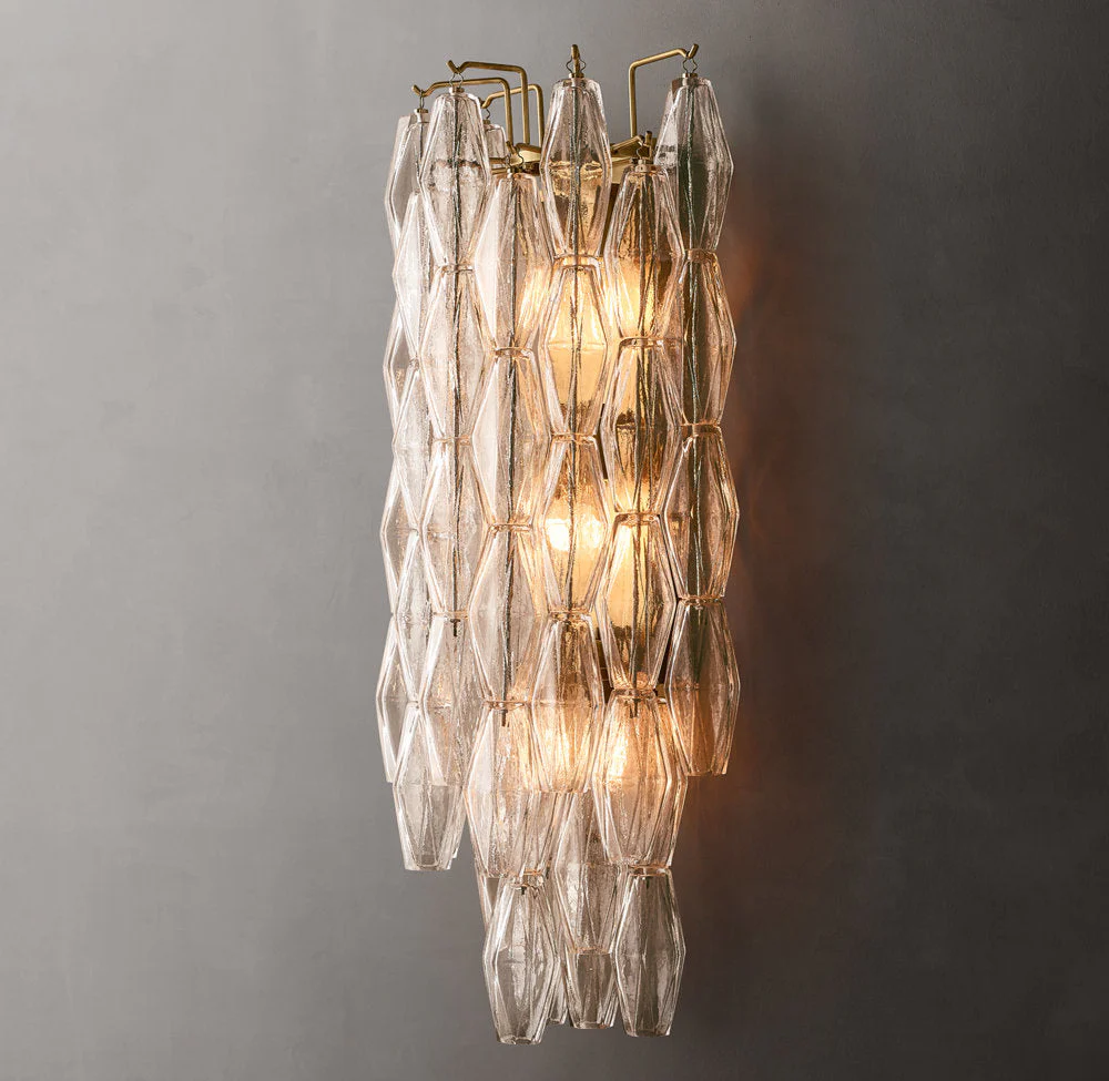 Chiala Crystal Glass Grand Wall Sconce - Image 3