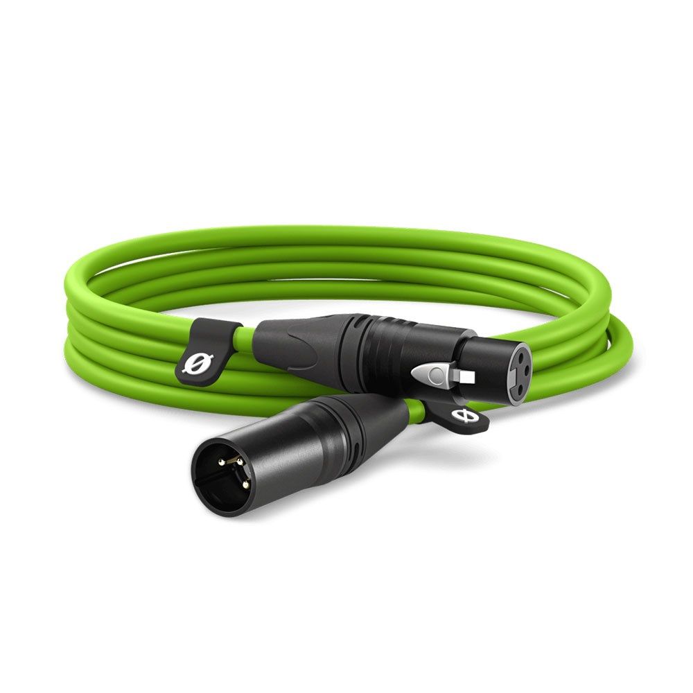 Rode Premium XLR Cable - 3m (Green) - Image 1