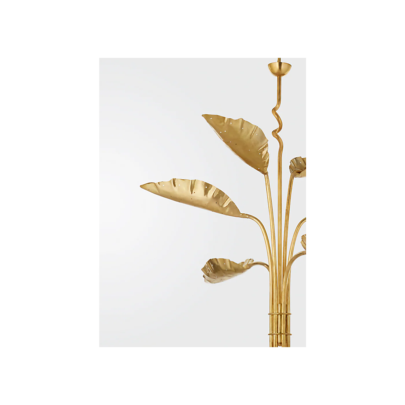 Dumaine Medium Pierced Leaf Chandelier - Image 2