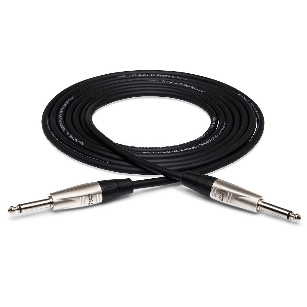Hosa HPP003 Pro Unbalanced Interconnect REAN 1/4 in TS to Same (3 ft) - Image 1