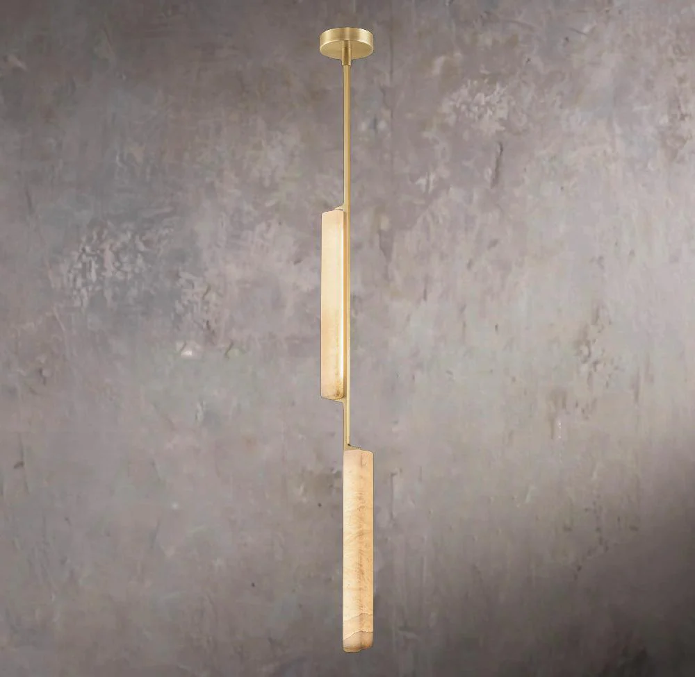 Audubon Ivory Porcelain Alabaster Pendant Light - Image 1