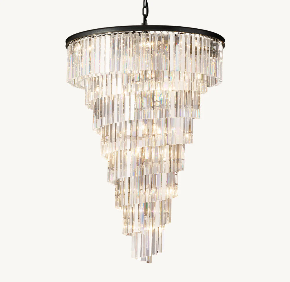 Spiral Pendant Light Fixture 36" - Image 2