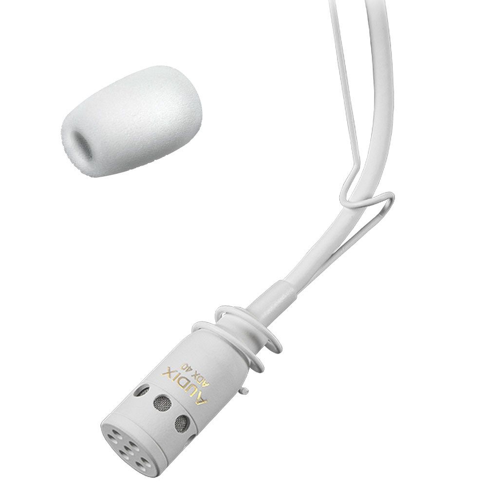 Audix ADX40W-HC Hanging Choir Mic w/ hypercaridoid capsule White - Image 1