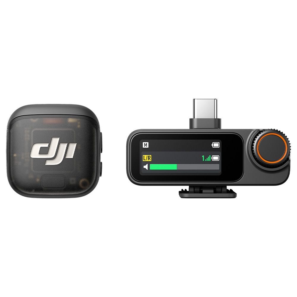 DJI MIC3 Wireless Microphone w/ 1x Transmitter 1x Receiver - Image 1