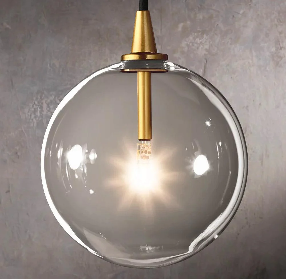 Hanging Crystal Sphere Pendant Lamp