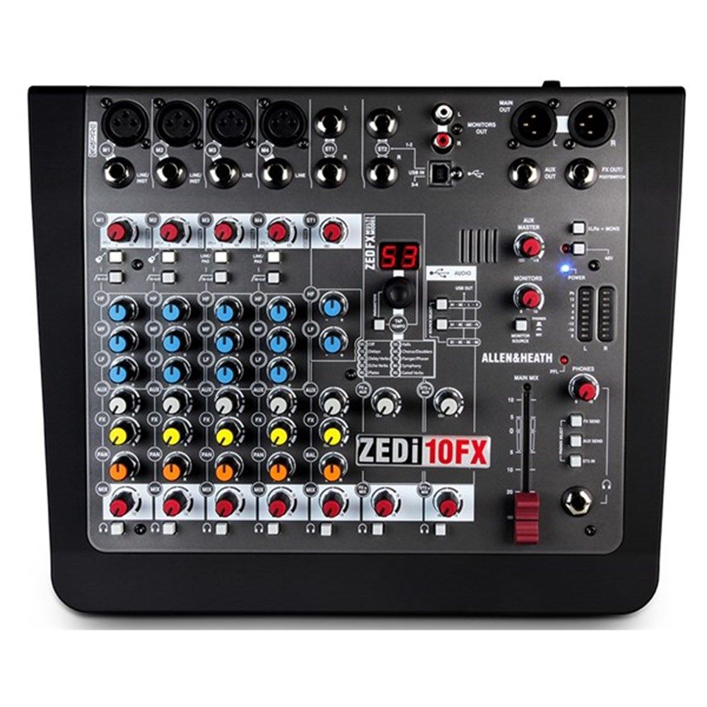 Allen & Heath ZEDi10FX Hybrid Compact Mixer w/ 4x4 USB Interface & FX - Image 1