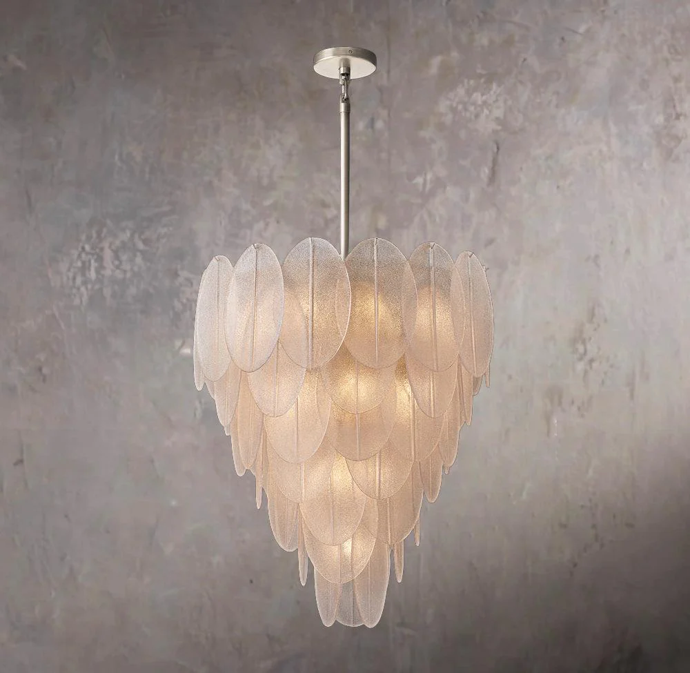 Vanetti Layered Circular Pendant Light 37″