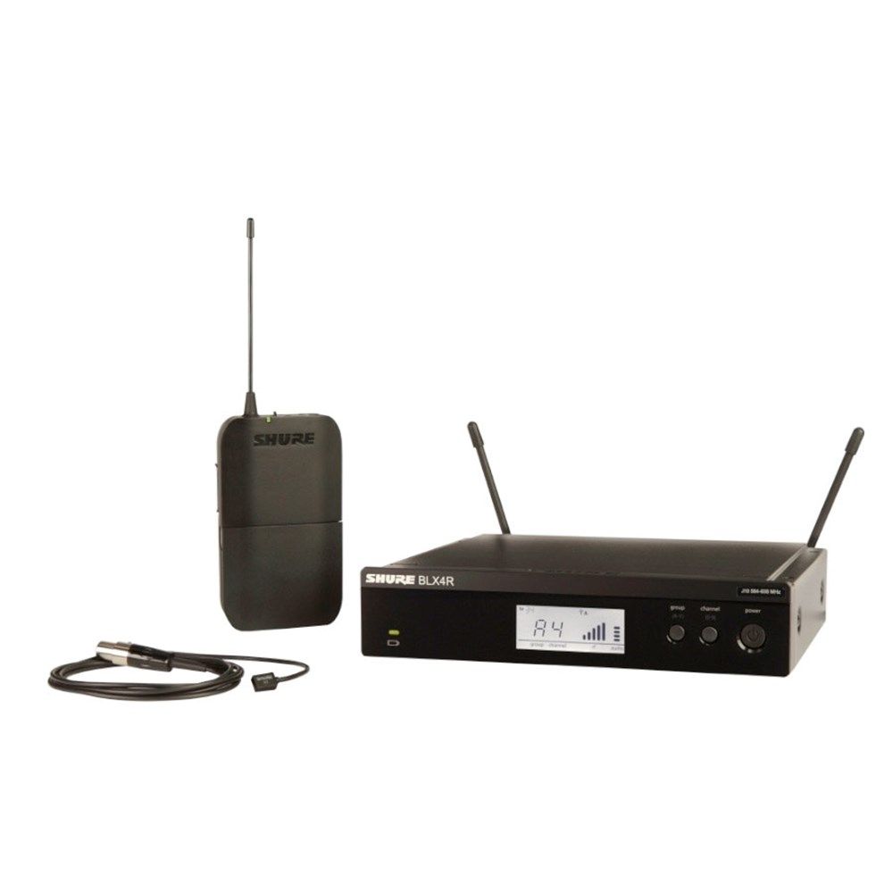Shure BLX14R / W93 Lapel System K14 (Rack) - Image 1