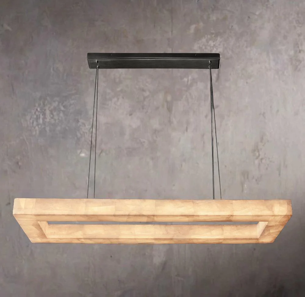 Rivages Glow Rectangular Chandelier 54" - Image 1