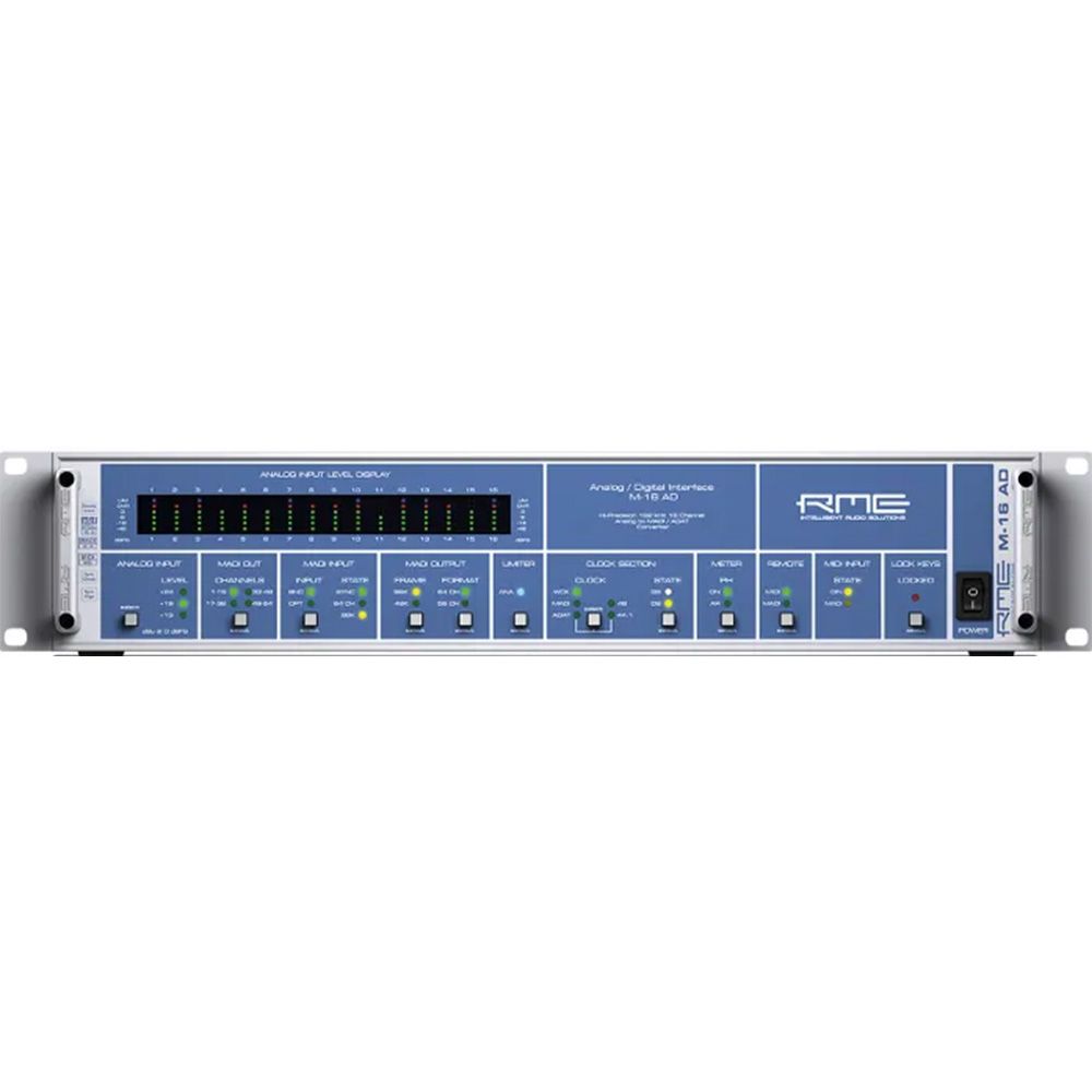 RME M16AD 16-Channel High-End Analog to MADI Converter - Image 1