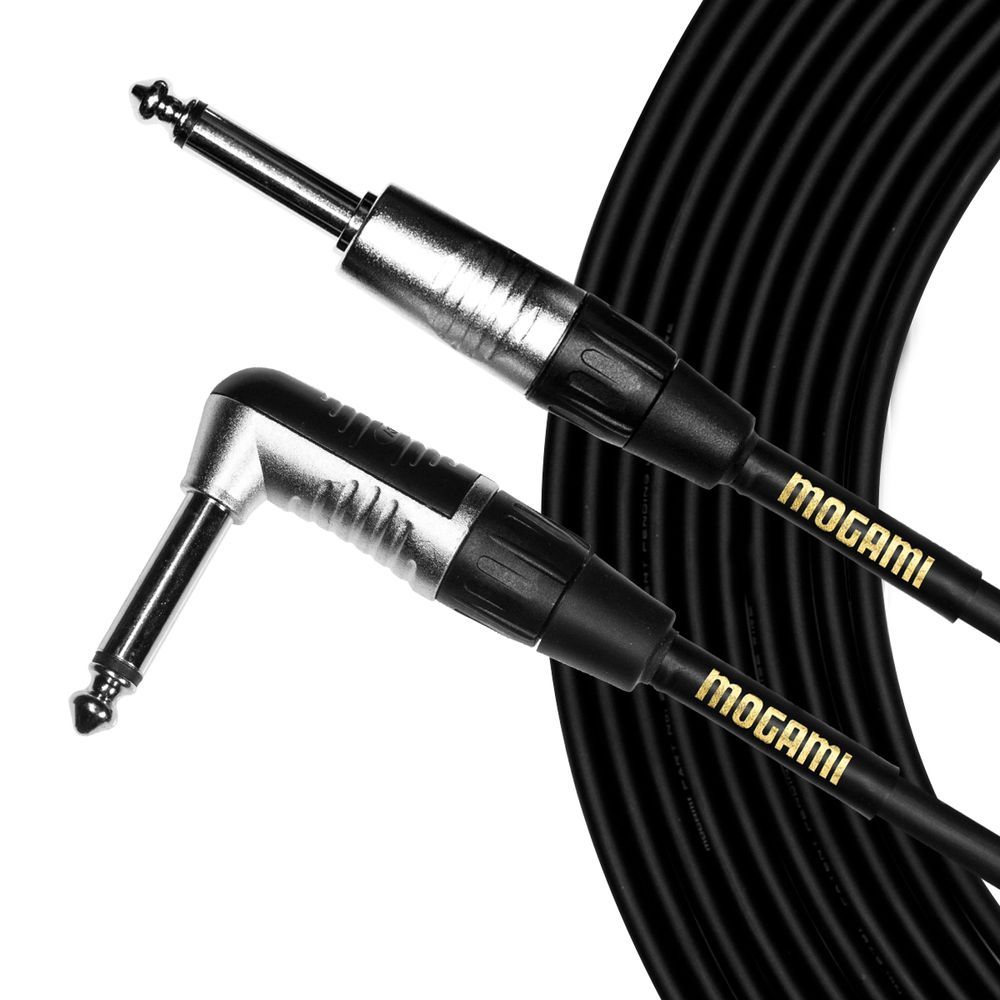 Mogami CorePlus Pedal Cable Right-Angle to Right-Angle (0.5ft) - Image 1
