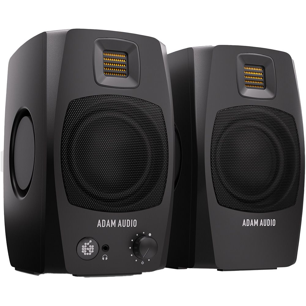 ADAM Audio D3V 2-Way 3.5" Active Desktop Monitor System (PAIR) (Black) - Image 1