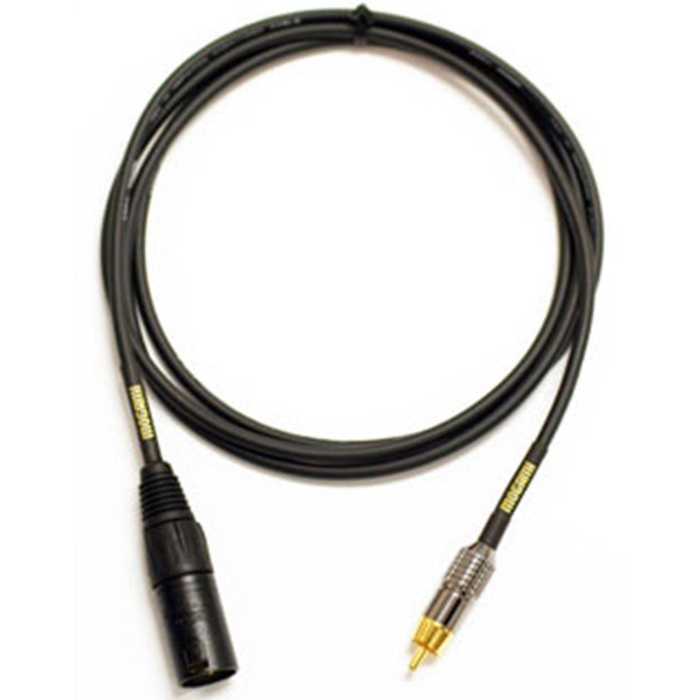 Mogami Gold XLR(M) - RCA Mono Cable (3ft) - Image 1