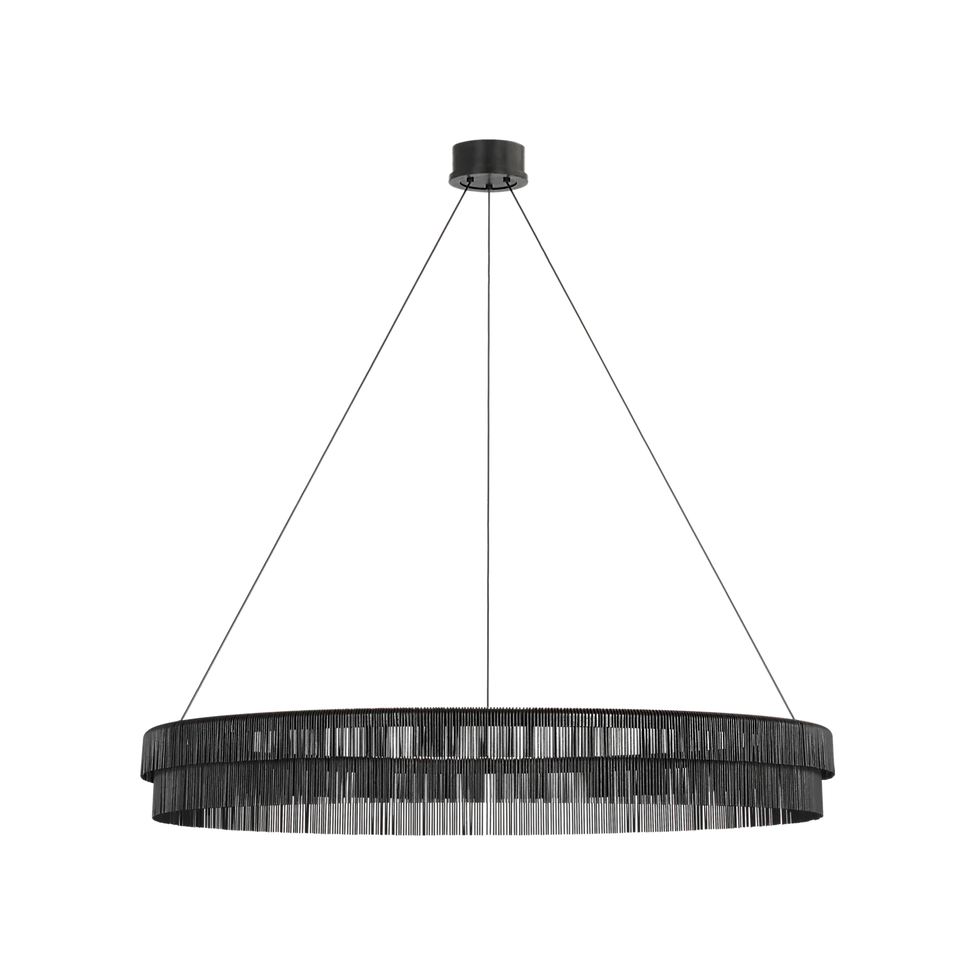 Differo 50" Layered Ring Chandelier - Image 3
