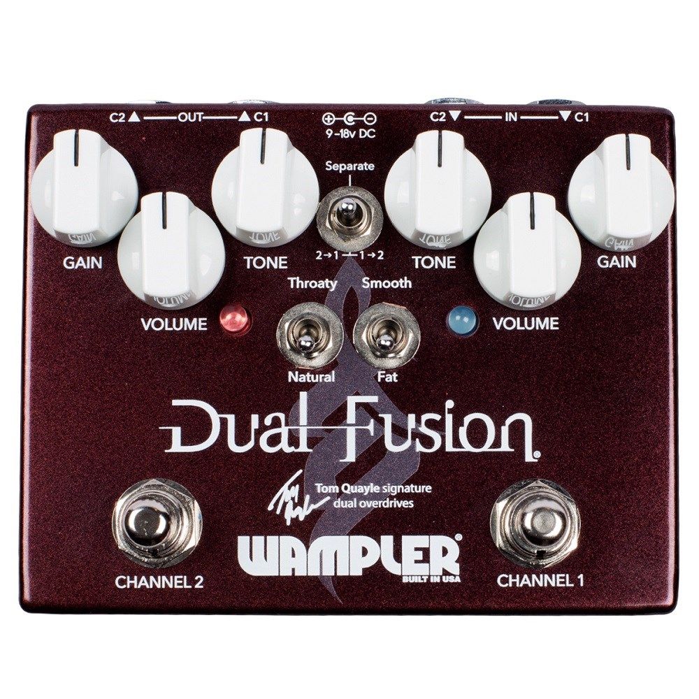 Wampler Dual Fusion Tom Quayle Signature Overdrive Dual Pedal - Image 1