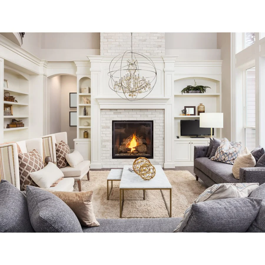 Elegant Lighting Geneva 25 Light 60" Wide Crystal Chandelier with Golden Teak Royal Cut Crystals - Image 2