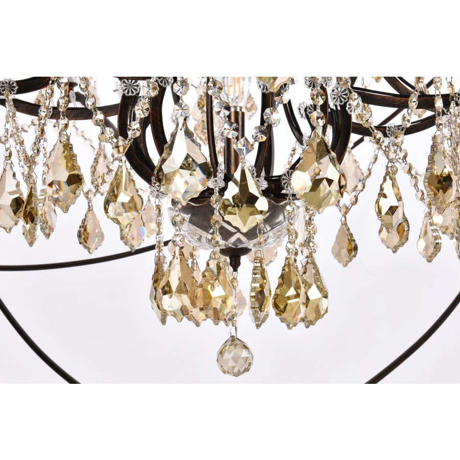 Elegant Lighting Geneva 25 Light 60" Wide Crystal Chandelier with Clear Royal Cut Crystals - Image 3