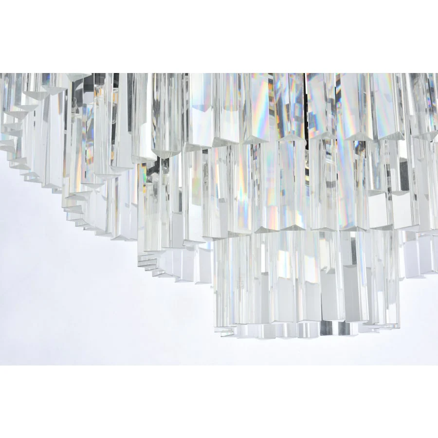Elegant Lighting Sydney 17 Light 32" Wide Crystal Chandelier with Clear Royal Cut Crystals - Image 3