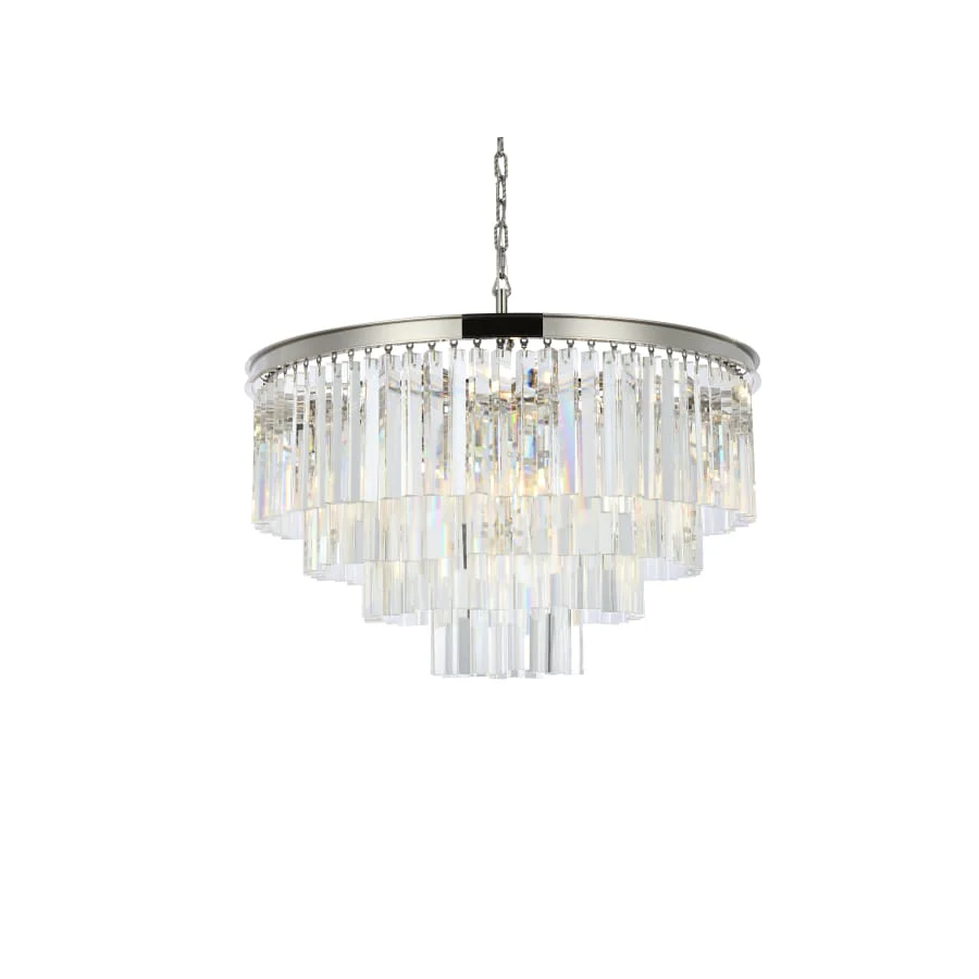 Elegant Lighting Sydney 17 Light 32" Wide Crystal Chandelier with Clear Royal Cut Crystals - Image 1