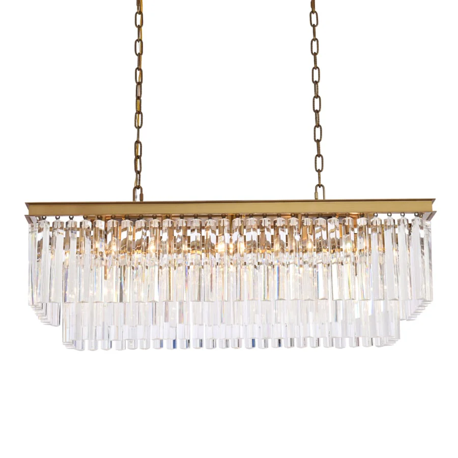 Elegant Lighting Sydney 12 Light 40" Wide Crystal Waterfall Chandelier - Image 1