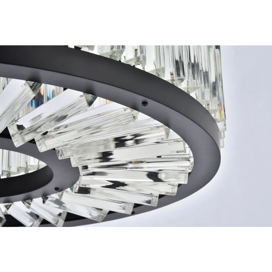 Elegant Lighting Chelsea 8 Light 28" Wide Crystal Drum Chandelier with Clear Royal Cut Crystals - Image 3