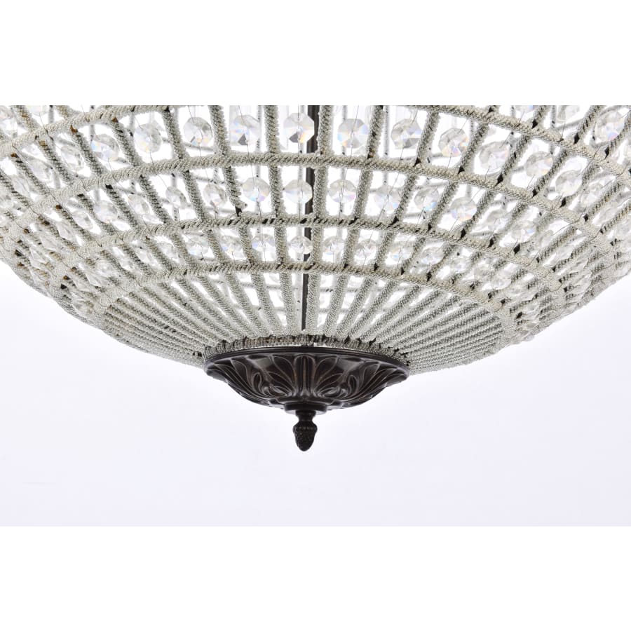 Elegant Lighting Olivia 8 Light 36" Wide Crystal Globe Chandelier with Clear Royal Cut Crystals - Image 3