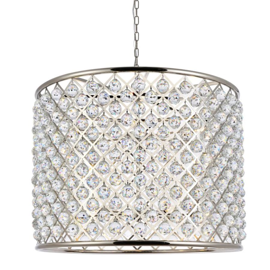 Elegant Lighting Madison 12 Light 36" Wide Crystal Drum Chandelier with Clear Royal Cut Crystals - Image 1