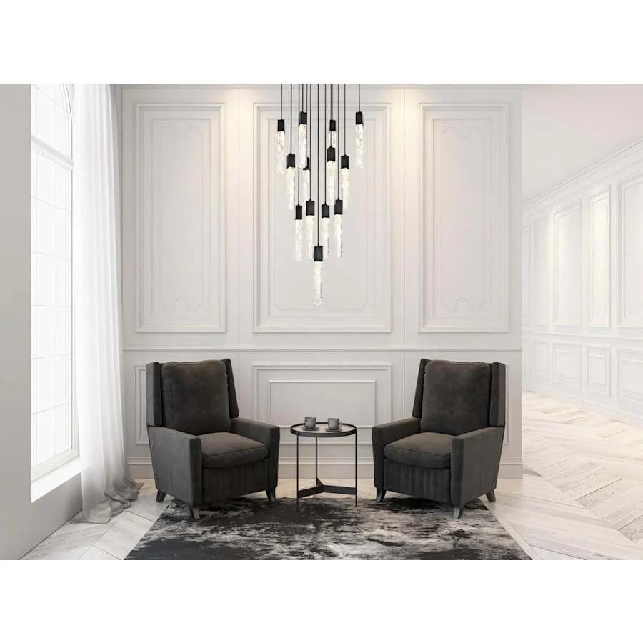 Elegant Lighting Aurora 26" Wide Crystal Multi Light Pendant - Image 2
