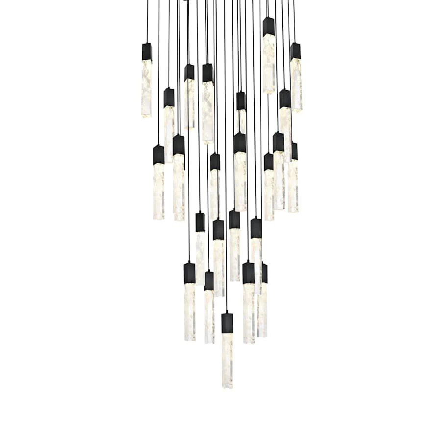 Elegant Lighting Aurora 36" Wide Crystal Chandelier - Image 3