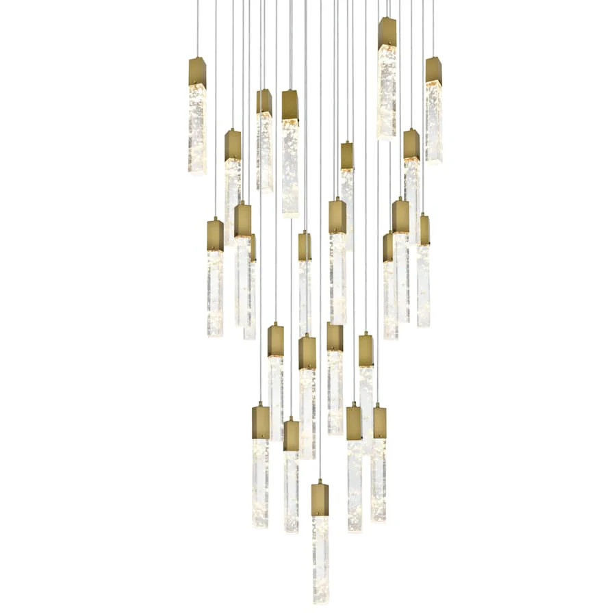 Elegant Lighting Aurora 36" Wide Crystal Chandelier - Image 1
