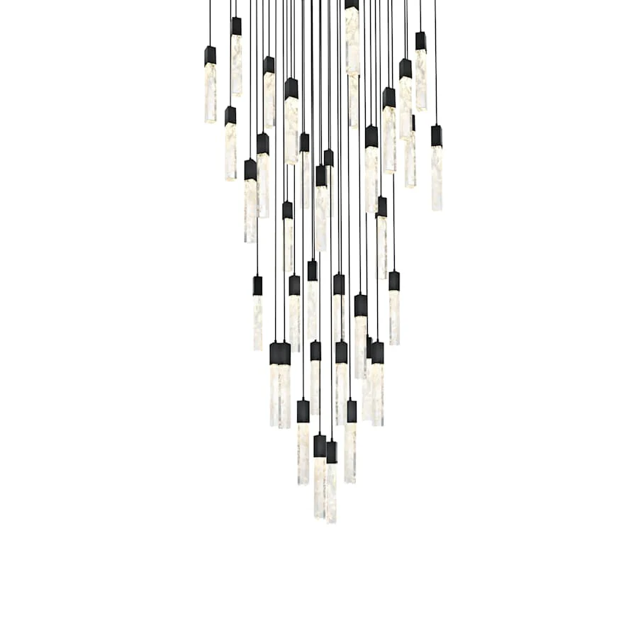Elegant Lighting Aurora 42" Wide Crystal Chandelier - Image 3