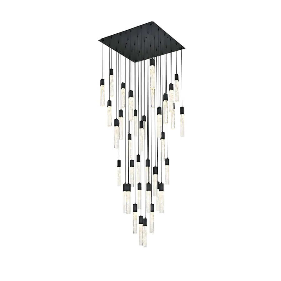Elegant Lighting Aurora 42" Wide Crystal Chandelier - Image 1