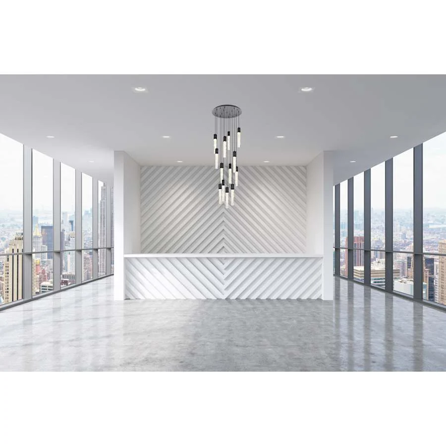 Elegant Lighting Aurora 30" Wide Crystal Chandelier - Image 2