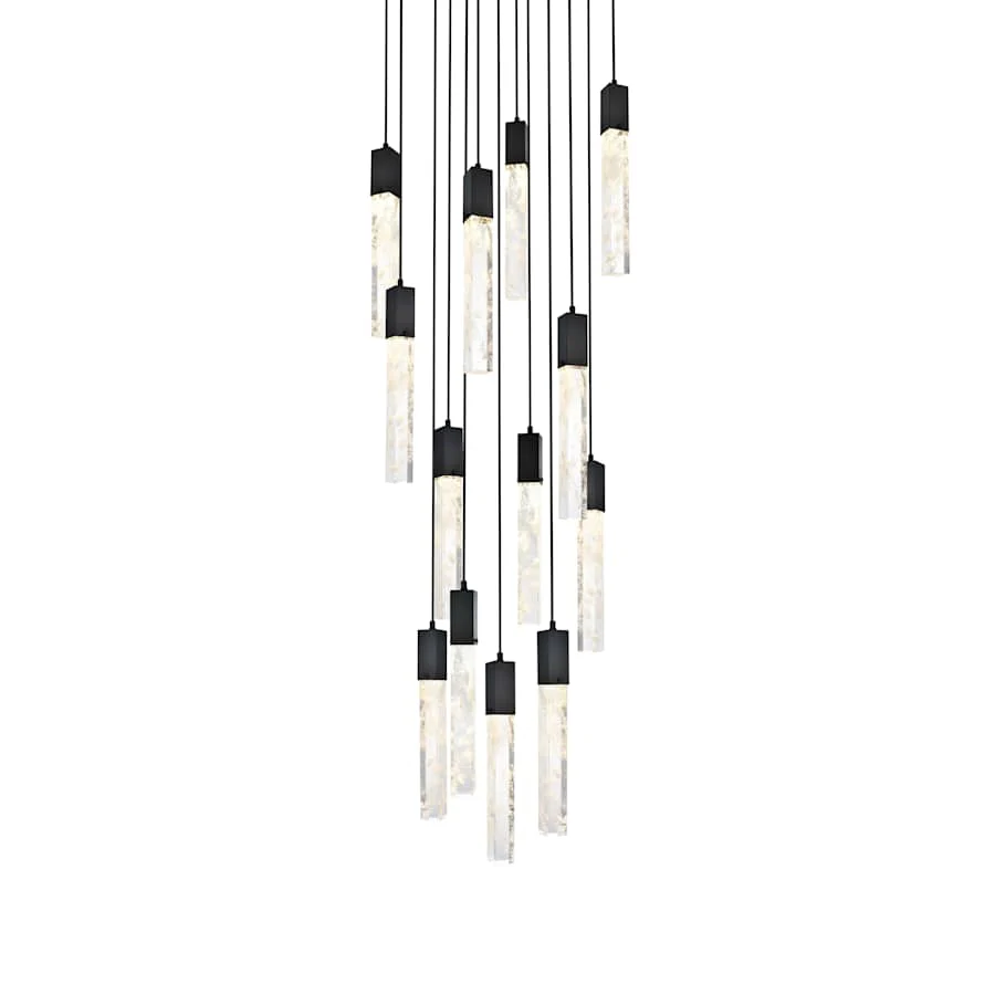 Elegant Lighting Aurora 30" Wide Crystal Chandelier - Image 3