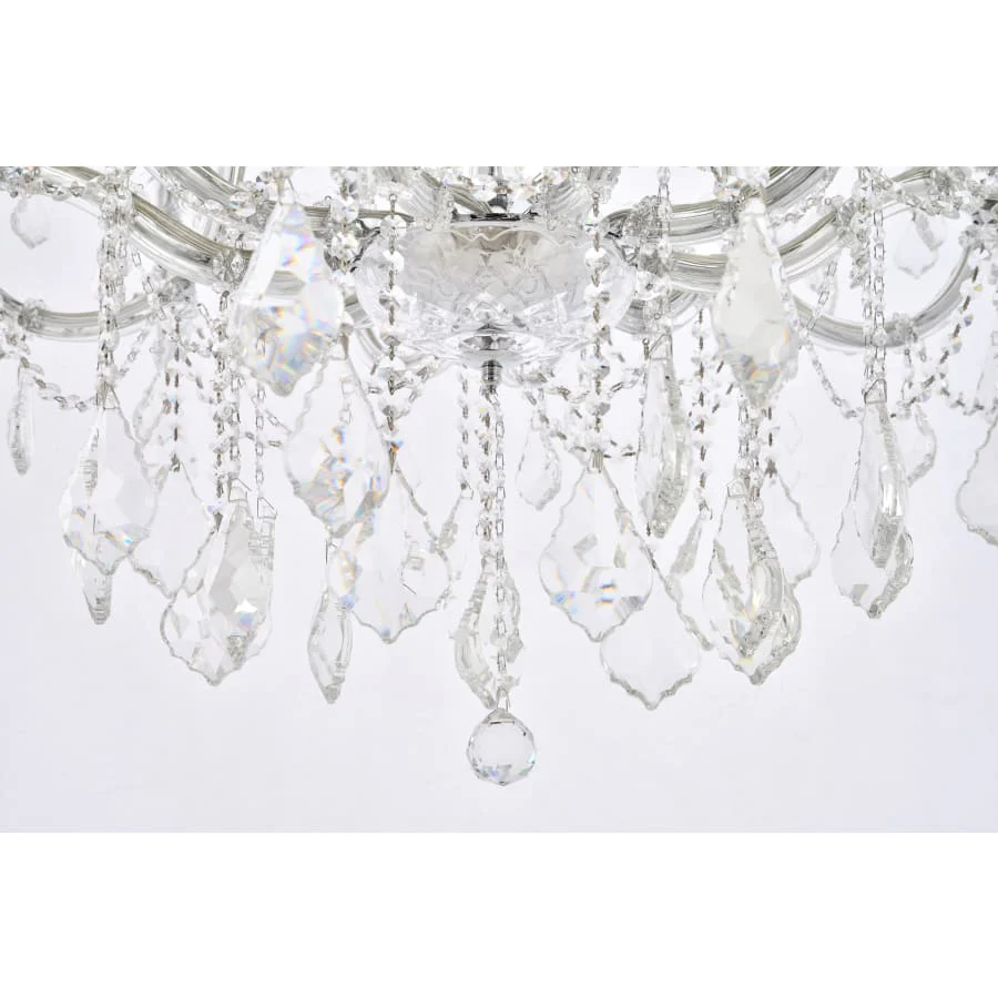 Elegant Lighting Maria Theresa 36 Light 46" Wide Crystal Chandelier with Clear Royal Cut Crystals - Image 3