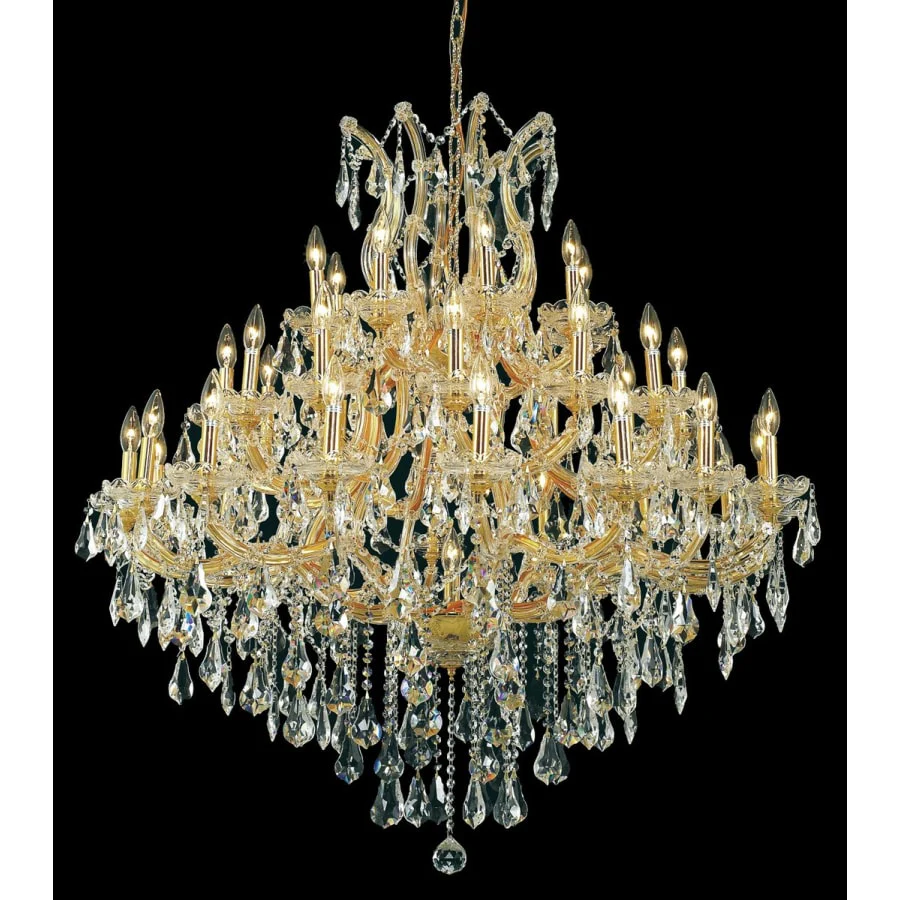 Elegant Lighting Maria Theresa 37 Light 44" Wide Crystal Chandelier with Clear Royal Cut Crystals - Image 1