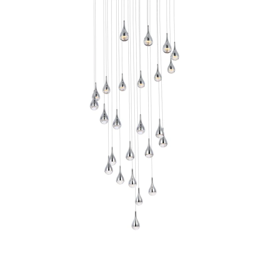 Elegant Lighting Amherst 25 Light 42" Wide LED Chandelier - Image 3