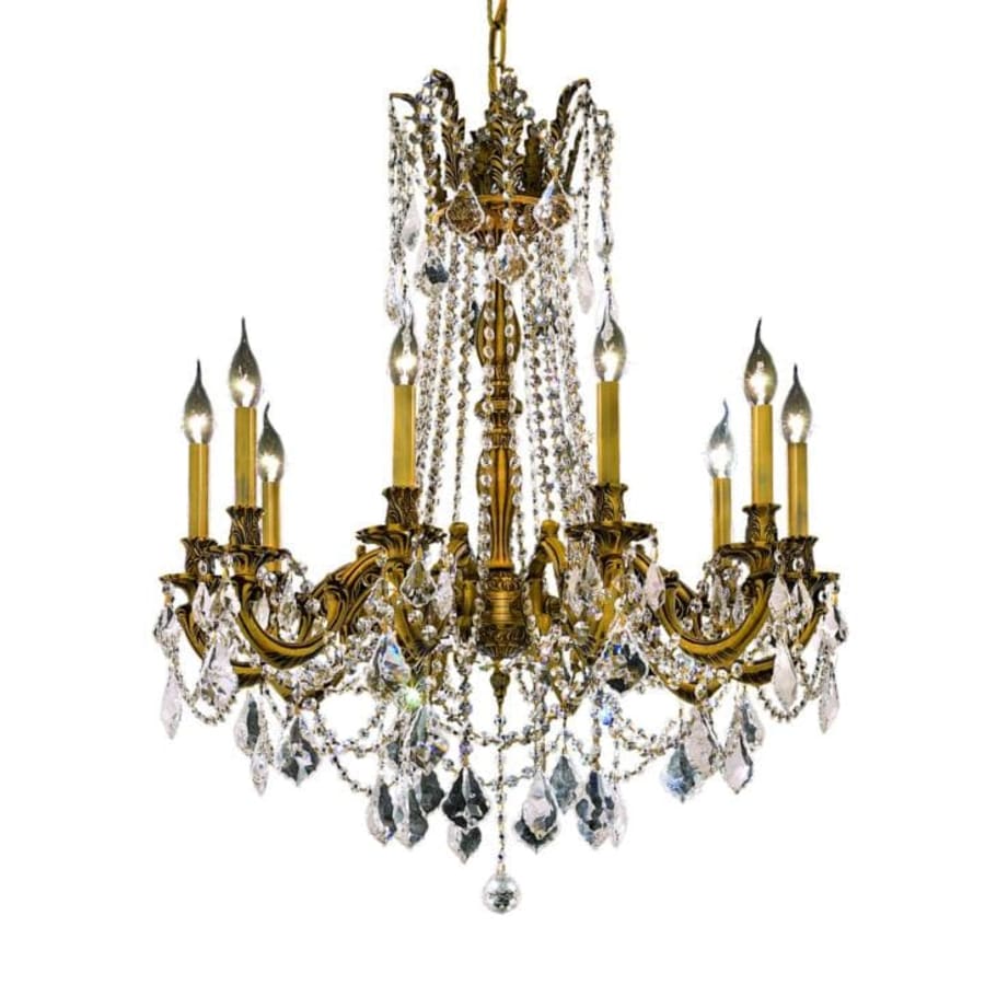 Elegant Lighting Rosalia 10 Light 28" Wide Crystal Chandelier with Clear Royal Cut Crystals - Image 1