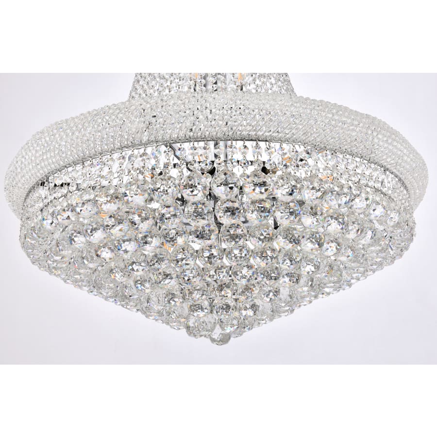 Elegant Lighting Primo 32 Light 30" Wide Crystal Empire Chandelier with Clear Royal Cut Crystals - Image 3