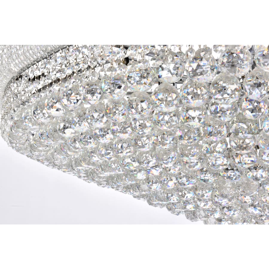Elegant Lighting Primo 42 Light 48" Wide Crystal Empire Chandelier with Clear Royal Cut Crystals - Image 3