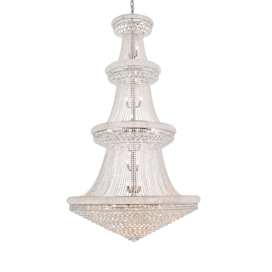 Elegant Lighting Primo 48 Light 54" Wide Crystal Empire Chandelier with Clear Royal Cut Crystals - Image 1