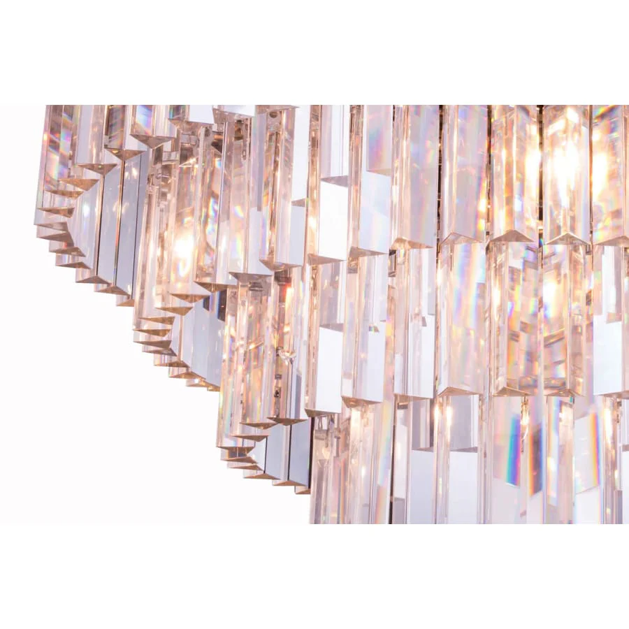 Elegant Lighting Sydney 17 Light 32" Wide Flush Mount Waterfall Ceiling Fixture - Image 2