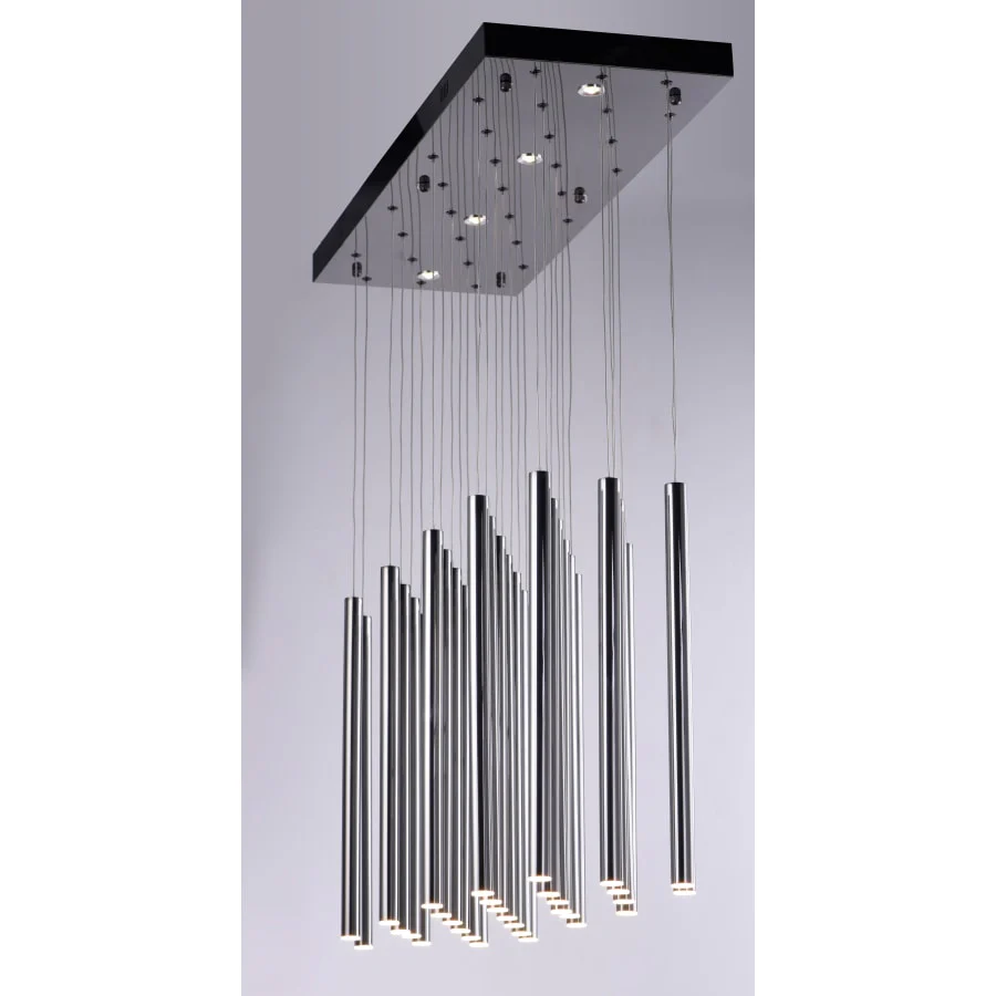 ET2 Flute 35 Light 36" Wide LED Multi Light Pendant - Image 2
